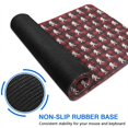 thumbnail image 6 of Long Mouse Pads for Desk,Red Bigfoot and Heart Pattern Desk Mats on Top Of Desks, Desk Mouse Pad Extra Large with 3mm Non-Slip Base and Stitched Edge for Gaming,Office,Work,Home 31.5"x11.8", 6 of 6