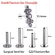 thumbnail image 1 of 1PC G23 TitaniumSteel 16G CZ Gem Moon Labret Lip Bar Ring Crystal Flower Ear Cartílago Tragus Helix Piercing Tornillo Fit Top 16g Tan Jianjun unisex, 1 of 2
