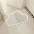 thumbnail image 5 of TaTaai 5Pcs Cloud Shape Bath Mat Rug, Rubber Non-Slip Quick Dry Absorbent Thin Bathroom Rugs Fit Under Door Bathroom Floor Mats-Shower Rug for in Front of Bathtub, Sink, Shower Room, 5 of 5