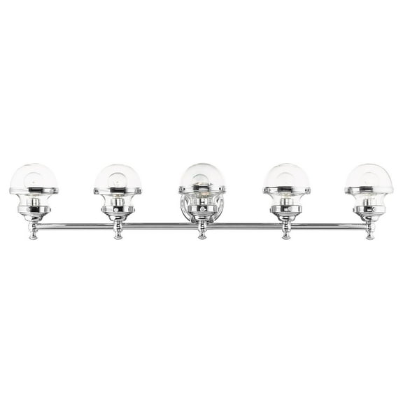 Livex Lighting - Oldwick - 5 Light Large Bath Vanity In Nautical Style-8.25