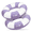 Purple, variant on Sun's Out 36" Inflatable Pool Tubes 2pk, Light Blue Cabana Print for Ages 14+