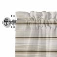 thumbnail image 4 of Sunflowers Rod Pocket Curtain Valance, Modern Bee You Are My Sunshine Wooden Grain Farmhouse Window Valance for Living Room, Bedroom, Kitchen 42"W x 18"L, 4 of 9