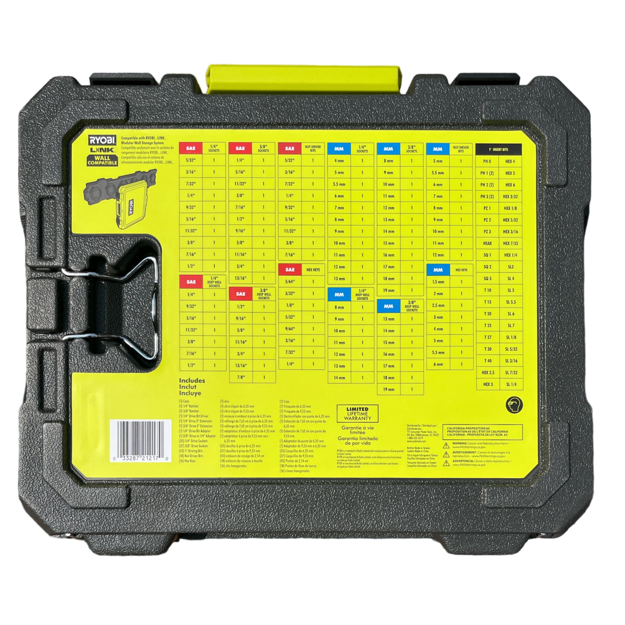 RYOBI 156 PC. Mechanics Tool Set