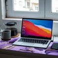 thumbnail image 6 of 15.7"*35.4" King Size Mouse Pad, Moon Phase Print Keyboard mats for Desk, Desk mat for Home Office accessorie (Purple Art), 6 of 7