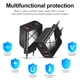 thumbnail image 5 of Methold de teléfono móvil de 20W, puerto dual USB de pared, AC100-240V, adaptador de carga para teléfono móvil, accesorio de Reino Unido enchufe negro tipo 3 5piezas, 5 of 6
