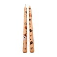 thumbnail image 6 of 2 Pack Halloween Paraffin Candles, 0.9in Long Printed Taper Candles in Champagne for Holiday Gift, 6 of 7
