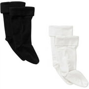 Women's Solid Assorted Rain Boot Liners, 2-Pack