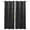 Black, variant on Black Blackout Curtains for Bedroom, Farmhouse Burlap Solid Black Color Modern Linen Texture Room Darkening Window Drapes for Living Room, Thermal Insulated Grommet Curtains, 42x45 inch, 2 Panels