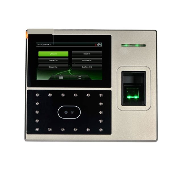 Machine de Présentation d'Empreintes Digitales Uface800/iface800 TCP/IP Système Intelligent Linux Enregistreur d'Horloge, Facile à Utiliser