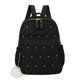 thumbnail image 1 of Mochila Oxford para mujer mochila grande con cremallera mochila de viaje grande a la moda negra, 1 of 7
