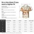 thumbnail image 6 of Lsque Sleeping Cat In Blanket pattern Hawaiian Shirt for Men, Unisex Summer Beach Casual Short Sleeve Button Down Shirts-Medium, 6 of 9