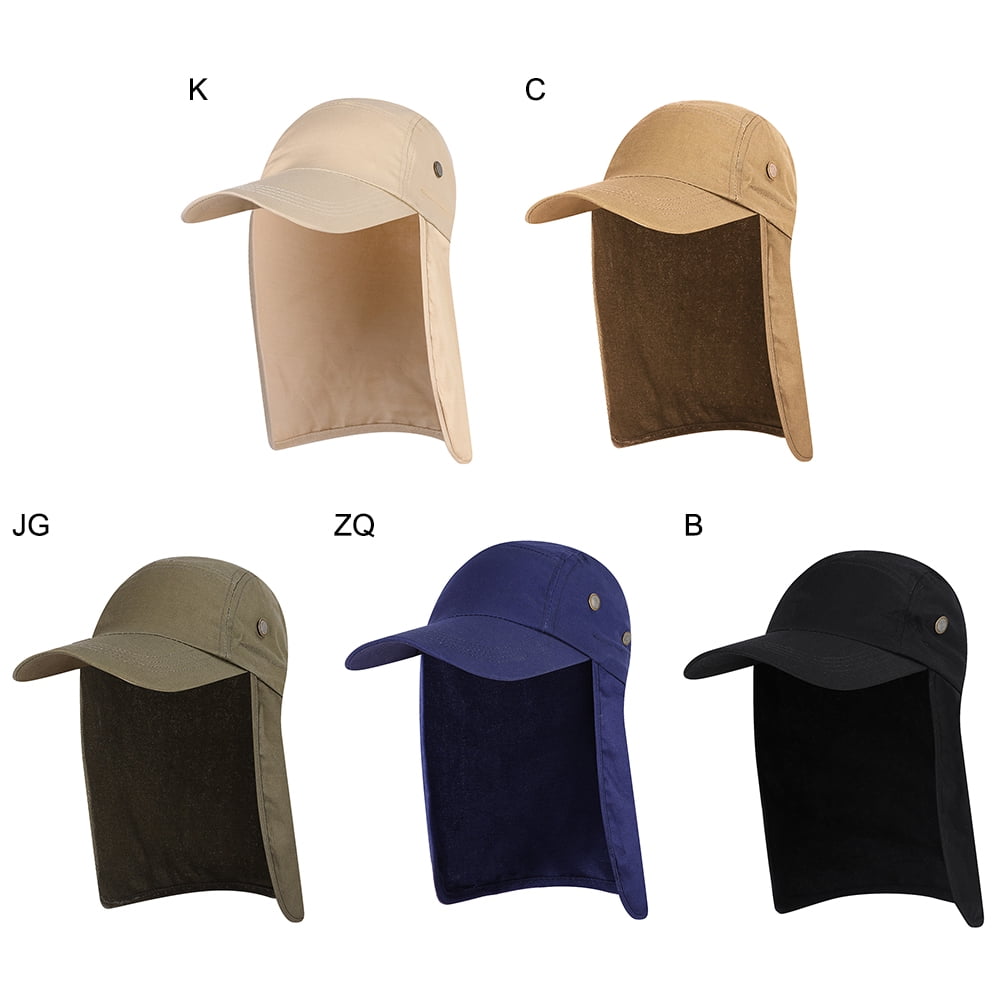 Outdoor Sun Protection DealStock Fishing Cap with Ear and Neck Flap Cover 