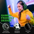 thumbnail image 3 of Gaming Headsets Wired for PS5,PS4,Xbox One,Mobile Phone,Wired Headphones with Surround Sound,Noise Canceling Over Ear Gaming Headphones,3.5mm, 3 of 8
