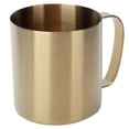 thumbnail image 3 of Taza, Taza De Café Ligera Portátil, Acero Inoxidable Para La Oficina De Otdoor Cergrey Oro, 3 of 8
