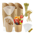thumbnail image 2 of 50 Pcs Charcuterie Cups with Sticks 14oz, Individual Holder with 50 Bags+50 Labels+200 Cocktail Skewers Tooth Picks,50 x Charcuterie Cups 200 x Bamboo stick 50 x bags 50 x cable ties, 2 of 7