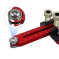 thumbnail image 3 of TFixol Limiteur de Coupe à Rouleau à Double Roulement Réglable pour Scies de Table - Alliage d'Aluminium Anodisé avec Échelles Métriques/impériales, Résistant à la Rouille, Réglage de Longueur 19-130mm pour Menuiserie de Précision, 3 of 6