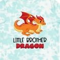thumbnail image 4 of Inktastic Little Brother Cute Red and Orange Dragon Boys Toddler T-Shirt, 4 of 5