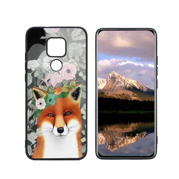 Compatible with Moto G Play 2021 Phone Case, Fox-140 Case Men Women, Flexible Silicone Shockproof Case for Moto G Play 2021