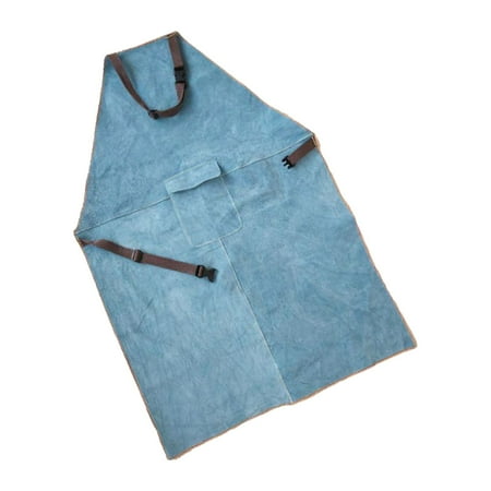 

yotijar Welding Apron Carpenter Apron Buckle Closure Multipurpose Welding Work Apron 60cmx90cm Blue