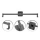 thumbnail image 4 of Toallero sin perforaciones, soporte para toallas de mano para baño, cocina, barra de toalla de montaje en pared con gancho, 4 of 6