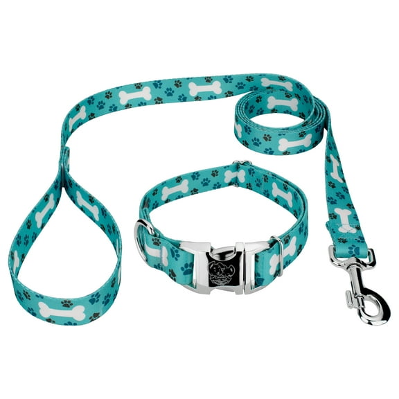 Country Brook Petz® Premium Oh My Dog Dog Collar and Leash, Medium