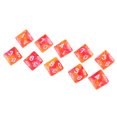 thumbnail image 3 of 20pcs 10 Caras D10 Dados Poliédricos De Doble Color Para DND RPG MTG Naranja Rojo Baoblaze Dados poliédricos, 3 of 8