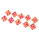 thumbnail image 1 of 10 Piezas De Acrílico 10 D10 Dados Dados De Dados Dados Para Rojo naranja yotijar Dados poliédricos, 1 of 10