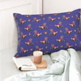 thumbnail image 4 of Pofeuu Labrador Retriever Dog Print Polyester Microfiber Plush Pillowcases, Super Soft and Cozy Pillow Case Covers with Envelop Closure（Pillow core not included）-16"x24", 4 of 6