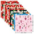 thumbnail image 3 of ZLKMQM 12 Sheets Christmas Pattern Paper Set Holiday Craft Paper for Card Making Scrapbook Decor, 12 Designs ( 6 X 6 Inches), 3 of 5