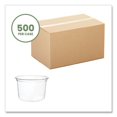 thumbnail image 4 of Vegware CF-DC-16 4.6 in. x 3 in. 16 oz. Compostable Plastic Round Deli Pots - Clear (500/Carton), 4 of 6
