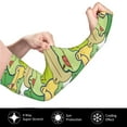 thumbnail image 3 of Easygdp Cartoon Frog Adult Ice Silk Sunscreen Arm Cover with Thumbhole, Cooling Compression Arm Cover for Cycling, 3 of 8