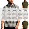 thumbnail image 6 of LIaqionyy Big and Tall Short Sleeve Shirt for Men's Plaid Dress Button down Casual Loose Tees Shirts with Pocket, 6 of 6