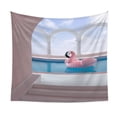 thumbnail image 1 of Tapestry Landscape para pared de piscina, 150 x 130 cm, microtela, 1 of 2