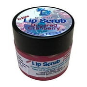 Diva Stuff Ultra Hydrating Lip Scrub for Soft Lips, Gentle Exfoliation, Moisturizer & Conditioner, Sugared Cranberry – ¼ oz (Made in the USA)