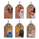 thumbnail image 1 of Colgante de decoración de de Navidad, adornos prácticos artesanales para la vida, 6 uds., 1 of 7