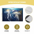 thumbnail image 7 of Placemat Ocean Jellyfish Placemats for Dining Table Watercolors Blue Washable Table Mats for Party Kitchen Dining Decoration, 7 of 7