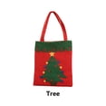 thumbnail image 2 of kurtrusly Christmas Gift Bag Candy Sweets Treat Tote Pouch Sack Present Handbag Xmas Party Decor,Tree 4 1 Pc, 2 of 6