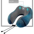 thumbnail image 2 of CHAO Almohada De Viaje De Espuma De Memoria,Portátil Coche Avión Viaje Espuma De Memoria Almohada En Forma De U Siesta De Oficina Plegable Hombres Y Mujeres Almohada De Cuello-Gris, 2 of 5