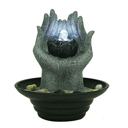 Relaxus "Lotus Hands Indoor Water Fountain