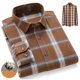 thumbnail image 4 of Seeotter Mens Shirts Long Sleeve Plaid Button Down Shirts Casual Cotton Shirts, 4 of 4