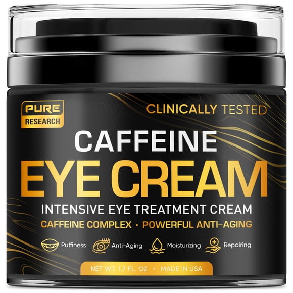 Crema para ojos PURE RESEARCH Cafeína Antienvejecimiento 50 ml