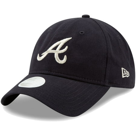 Atlanta Olympic Stadium - Atlanta Braves New Era Women's Stadium Collection Logo Beam 9TWENTY Adjustable Hat - Navy - OSFA