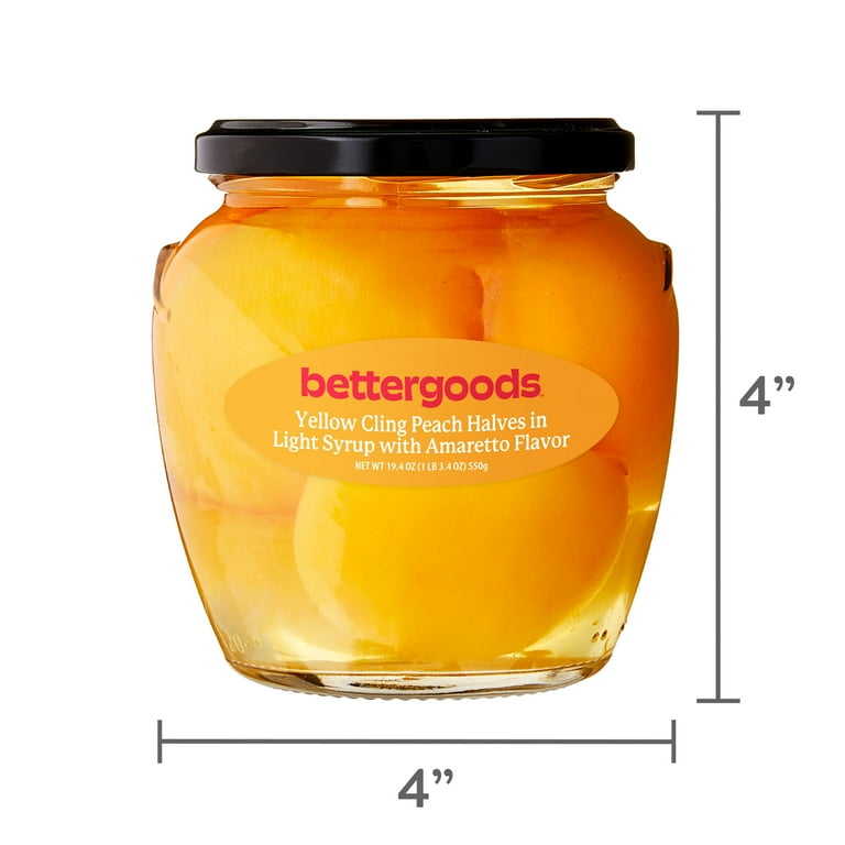 大人の上質  bettergoods with Syrup Light in Halves Peach Cling Yellow リップグロス