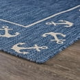 thumbnail image 6 of 8â€™ x 10â€™ Navy Anchor Indoor Outdoor Area Rug, 6 of 7