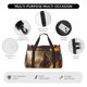 thumbnail image 4 of Disketp Apocalyptic Skull Soldier Bolsa de Viaje Tipo Duffle, Bolso de Mano para Fin de Semana para Mujer, Bolsa de Gimnasio Ligera para Hombre, Esencial para Viajes, 4 of 7