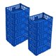 thumbnail image 1 of Yeshouse Caja de almacenamiento resistente con paredes reforzadas, plegable y apilable, de plástico, multiusos para garaje, cocina y oficina, 1 of 8
