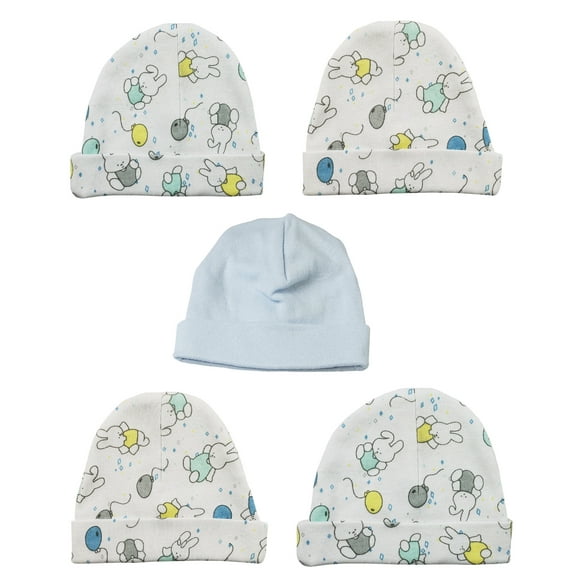 Bambini Boys Baby Caps (Pack of 5)