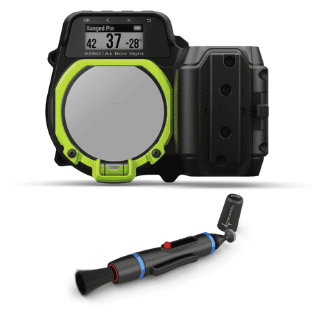 Garmin Xero A1 Bow Sight Auto-Ranging Digital Bow Sight LED Pins for Unobstructed Views with Wearable4U Lens Cleaning Pen Bundle Left-Handed or Right-Handed