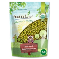 Organic Mung Beans, 8 Ounces – Non-GMO, Kosher, Raw, Sproutable, Vegan, Sirtfood, Bulk – by Food to Live