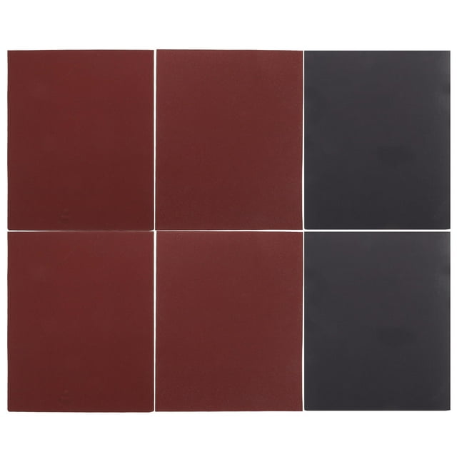 WHAMVOX 6Pcs Paper Sandpaper Sheets Multi Colored for Professional Players and Enthusiasts